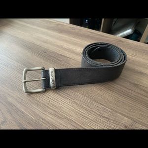 Carhartt black leather belt
